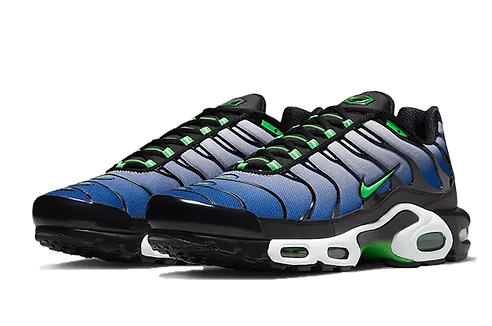 Nike Air Max Plus icons scream green