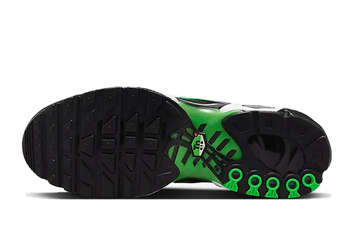 Nike Air Max Plus icons scream green